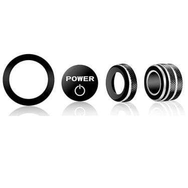 Imagem de SENSHINE Capa de maçaneta para Toyota Camry LE/SE/XLE/XSE 2025 2026 Acessórios Alumínio Controle de Volume Espelho Retrovisor Botão Interruptor Rádio Motor Tampa do Botão de Partida Anel de Acabamento