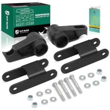 Imagem de YHTAUTO Chaves de torção de nivelamento dianteiro e traseiro de 2,5-7,6 cm com extensores de choque compatíveis com Chevrolet Colorado e GMC Canyon 2004-2012 4WD, kit de elevação de nivelamento de