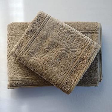 Imagem de Jogo de Toalhas 1 peças Jacquard Confort 100% Algodão Dohler