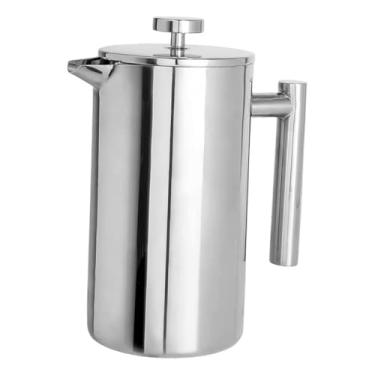 Imagem de ＫＬＫＣＭＳ Cafeteira de prensa francesa com filtro, cafeteira para viagem, com infusão fria, acessórios para bar, escritório interno, 7.4x17cm 350ml