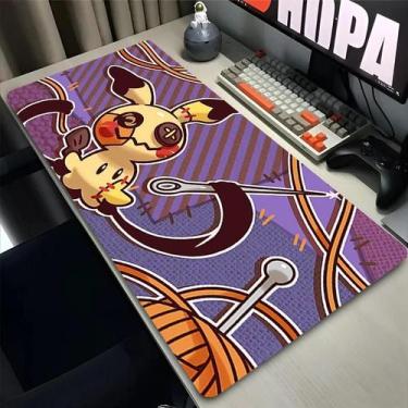 Imagem de Mouse Pad Gamer XXL Personalizado P-Pokemon Mimikyu Tapete De Mesa Em 