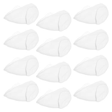 Imagem de 12 coadores de nylon de malha fina grande de 48 cm saco de leite de soja reutilizável boca larga saco de enchimento com cordão para café, vinho, queijo fresco, vegetais, filtro de grau alimentício