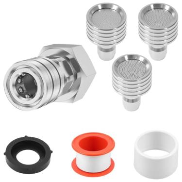 Imagem de LZVXTYM Adaptador de mangueira de jardim para lavadora de pressão, encaixe de conexão rápida de 0,3 mm, 0,4 mm, 0,5 mm e acessório de pulverizador para limpeza