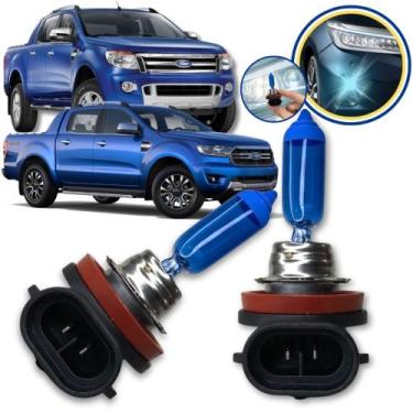 Imagem de Lampada Super Branca Farol de Milha 8500k H11 Ford Ranger 2013 a 2022 