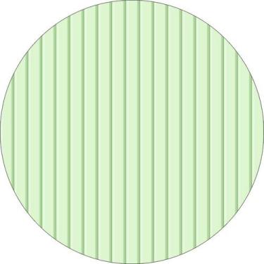 Imagem de Painel De Festa Redondo 1,50x1,50 - Efeito Ripado Madeira Liso Verde 0