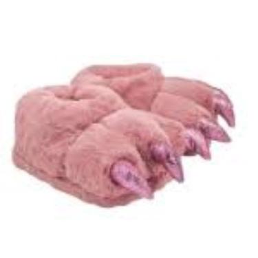 Imagem de Pantufa 3D - Pata T-REX - Rosa