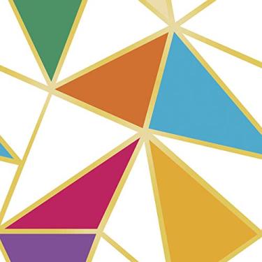 Imagem de Papel De Parede Auto Adesivo Geométrico Zara Colorido