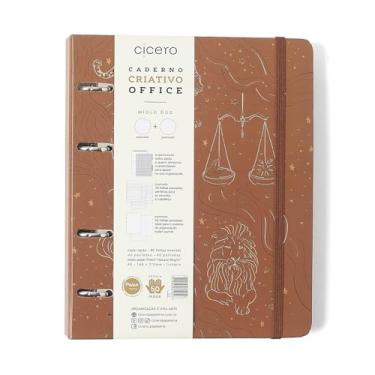 Imagem de CADERNO CRIATIVO ARGOLADO OFFICE DUO ORIGENS PAUTADO & PONTADO A5 TERRA