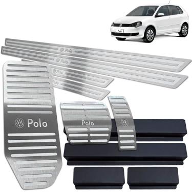 Imagem de Descanso Pedaleira Soleira Polo 2003 a 2015 Prata Auto AR