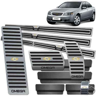 Imagem de Descanso Pedaleira Soleira Omega Cd 2008 A 2011 Preto