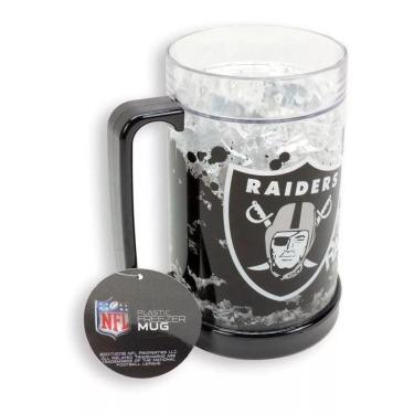 Imagem de Caneca Chopp NFL Los Angeles Raiders Gel Congelante 490ml