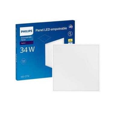 Imagem de Luminária Led Embutir 34W 4000k Philips Bivolt Ip20 62cm, Bivolt