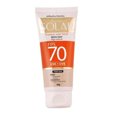 Imagem de Protetor Solar Facial Fps 70 Cor Base Natural Abelha Rainha