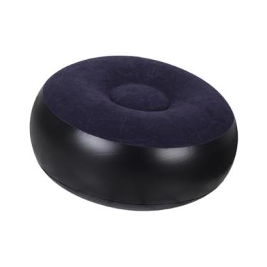 Imagem de Fenteer Banco inflável pufe inflável acampamento casa trabalho ao ar livre pátio viagem sala de estar leve escritório apoio para os pés