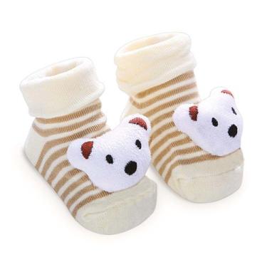 Imagem de Meia divertida para bebe com antiderrapante - adoleta - ADOLETA BEBE, 