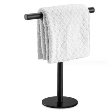Imagem de Toalheiro autônomo de aço inoxidável 304 suporte de toalha em forma de T para banheiro, cozinha, bancada, toalheiro