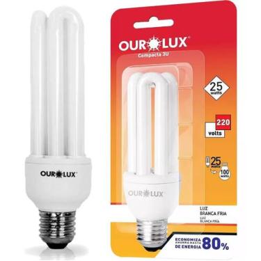 Imagem de Lâmpada Fluorescente Compacta 25W 220V 6500K - Ideal para Iluminação E