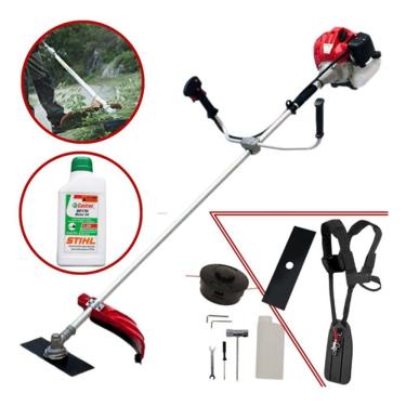 Imagem de Roçadeira A Gasolina 43cc Anmax Cg430 TB + Oleo 2t Stihl