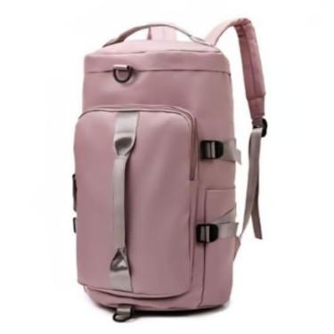 Imagem de Bolsa Mala Esportiva Mochila Costa Transversal Fitness Treino Futebol Academia Impermeável 30L Capacidade(ROSA PACO)
