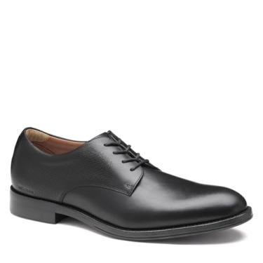 Imagem de Johnston & Murphy Sapato Oxford masculino Xc4 Copley bico liso, Preto Wp Emb grão integral, 41