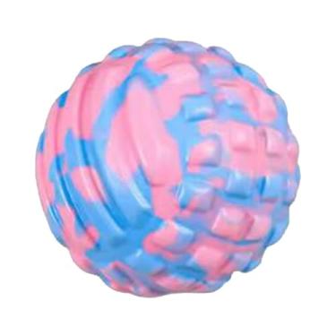 Imagem de harayaa Bola de massagem com rolo, ferramenta de massagem de tecido profundo, academia, treino, ioga, portátil para costas, 2,76 polegadas para trabalhadores, Rosa Azul