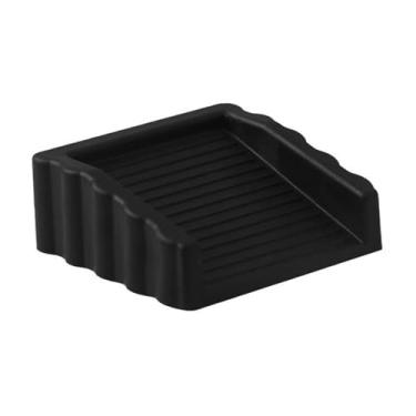 Imagem de KiBcsLic Batente de porta portátil para piso, parede, carpete, borracha, proteção de piso para hotel, cozinha, casa, quarto, escola, 1pcs Preto