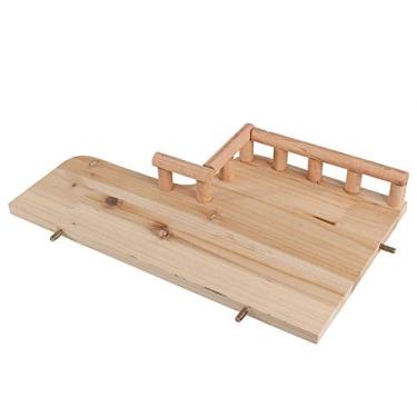 Imagem de Zerodis Plataforma de Escalada de Hamster, Produtos para Animais de Estimação Pequenos, Brinquedos Pequenos, Descanso de Atividades para Cobaia, 20x33,5cm para Animais, Plataforma de Escalada de
