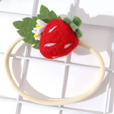 Imagem de Agkvw Strawberry Baby Headband - Felt Strawberry Hairband for Toddler Girls, Sweet One Birthday Headband, Strawberry 1st Birthday Decorations, Baby Headband for New Born Shooting