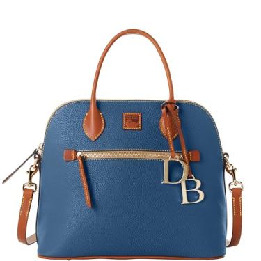 Imagem de Dooney & Bourke Bolsa de mão, bolsa grande abobadada de grão de seixos - azul, Jeans, One Size