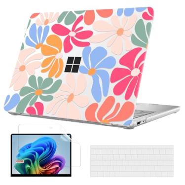 Imagem de B BELK Capa para Microsoft Surface Laptop 13 polegadas Touchscreen Copilot+ PC 2025 Modelo: 2095, capa rígida de plástico + capa de teclado + protetor de tela para Microsoft Surface de 13 polegadas