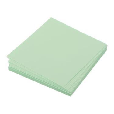 Imagem de 50 folhas de papel origami dupla face verde claro 5 x 5 centímetros folha quadrada para projetos de arte, iniciantes, decoração de presentes