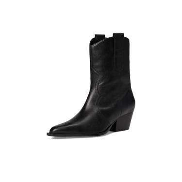 Imagem de Free People Botas femininas de cowboy Cat Nap Western, Couro preto, 39