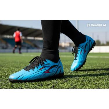 Imagem de chuteira society unissex. - sem marca, Azul, 38