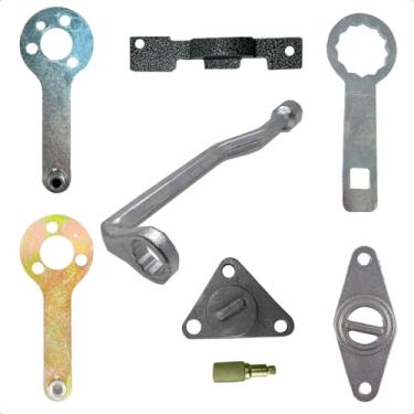 Imagem de Kit Ferramentas Sincronismo Com Cabeçote e Trava de Polia Fire Evo 8V/16V PMS Comando e Montagem Precisa do Motor Feron