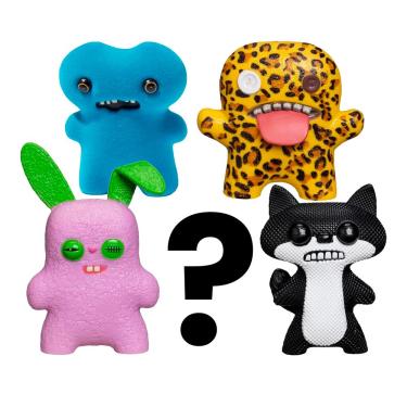 Imagem de Kit com 5 Mini Bonecos Fuggler 6cm Azul, Onça, Rosa e Preto