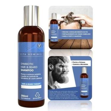 Imagem de Shampoo Grandha Symbiotic Cabelo Barba Vita Hominis 250Ml