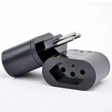 Imagem de DPS 3 Pinos 10A Pocket Anti Raio Surto Protetor Preto Clamper