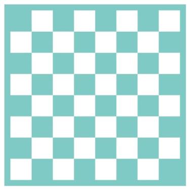 Imagem de Briartw Pacote com 2 estênceis de serigrafia com padrão de tabuleiro de xadrez 30 x 30 cm, estênceis de malha autoadesivos reutilizáveis para impressão geométrica em madeira, tecido, argila de