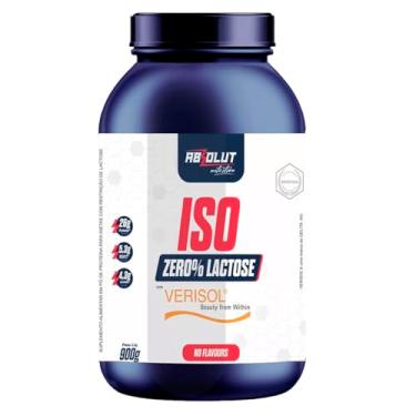 Imagem de Whey Isolado Sem Lactose Com Verisol e Zero Açúcar Absolut Sem Sabor 900g