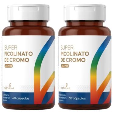Imagem de Kit 2x Super Picolinato de Cromo 250mcg 60 cápsulas - Natulha