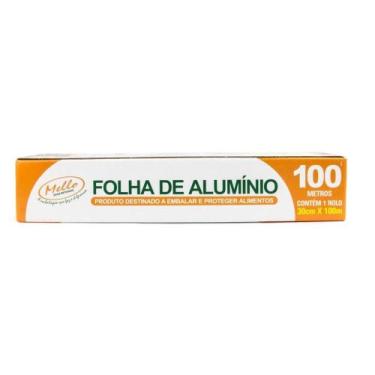 Imagem de Papel Alumínio Rolo 30x100 Mts Mello