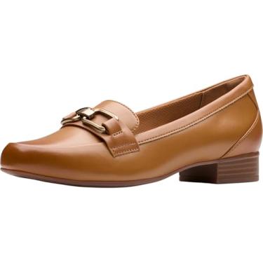 Imagem de Clarks Mocassim feminino Juliet Echo, Couro bronzeado, 35