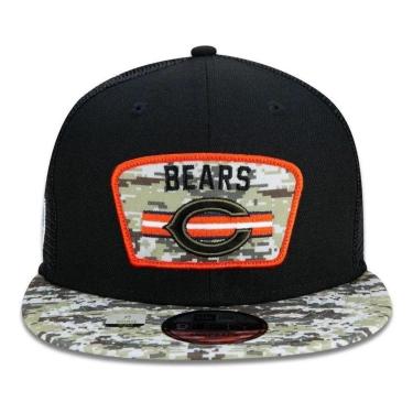 Imagem de BONÉ NEW ERA 950 CHICAGO BEARS SALUTE TO SERVICE NFP22BON251 PRETO VERDE CAMO-Masculino
