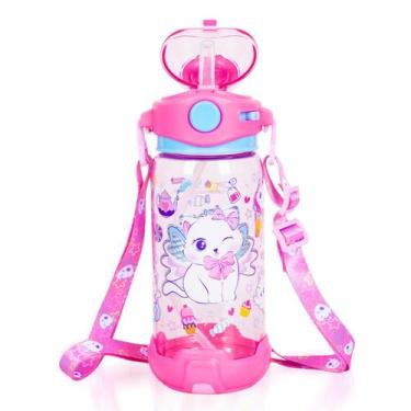 Imagem de Garrafa YOYTOO Kids 650 ml de canudo de água à prova de vazamentos com