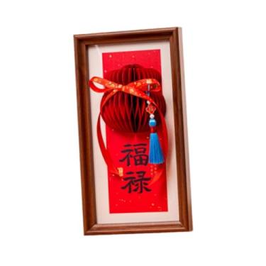 Imagem de Ioensy Quadro decorativo de Ano, porta-retratos para mesa e parede, moldura para fotos do Festival da Primavera, Style a