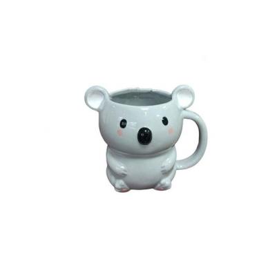 Imagem de Caneca de cerâmica fofa Koala 350ml para café, chá, chocolate quente -