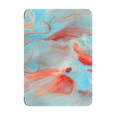 Imagem de Akacy Capa com padrão pintado para Kindle 17.3 cm paperwhite (11ª geração - edição 2021), capa protetora leve para Kindle edição 2021 11ª geração e-reader (29)