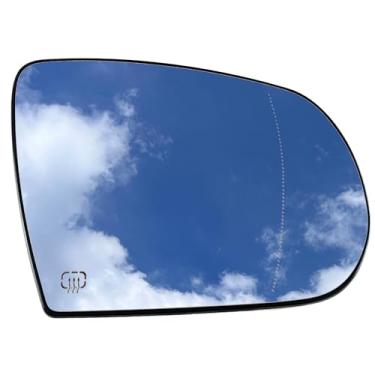 Imagem de 68228918AA Vidro retrovisor retrovisor do lado direito do passageiro, adequado para Jeep Cherokee 2014-2019, para Jeep Compass 2017-2021, com suporte traseiro, serve para 68228912AA 68228910AA