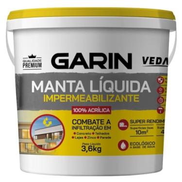 Imagem de Manta Líquida Emborrachada Impermeabilizante Telhados Concreto Infiltração Profissional 3,6kg (CERAMICA)