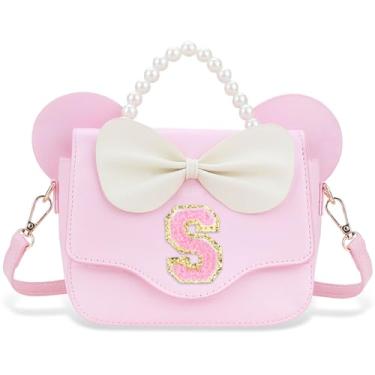 Imagem de Luchike Presentes de aniversário para meninas – Bolsa tiracolo infantil para princesas, presentes de Natal, Rosa - P